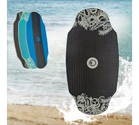 JUCKER Hawaii Skimboard HPL AKA Black Pro - Skimboard Professionnel avec revêtement HPL Double Face et Couche antidérapante EVA - Ultra Rapide, Durable et Charge maximale de 115 kg