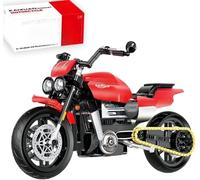 JUCYJULY Kit de Bloc de Construction pour Triumph Rocket, 578 Pièces MOC Jeux de Construction Moto Modèle, Maquette de Technic pour Adultes Enfants Cadeau Jouet