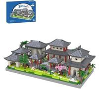 JUCYJULY Modèle Blocs de Construction en Briques - Jardin de Suzhou, Architecture Chinoise Traditionnelle, Ensemble Éducatif pour Enfants et Adultes (10+ Ans) (M2015)