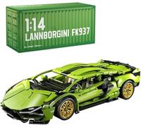 JUCYJULY Technique Voiture de Sport Blocs de Construction pour Lambo, 1299 Pièces Kit de Construction Maquette de Voiture Course Jouet, MOC Racing Supercar Cadeau pour Adultes