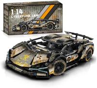 JUCYJULY Technique Voiture de Sport Blocs de Construction pour Lambo, 1314 Pièces Kit de Construction Maquette de Voiture Course Jouet, MOC Racing Supercar Cadeau pour Adultes (146)