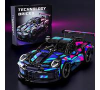 JUCYJULY Technique Voiture de Sport Blocs de Construction pour RSR, 1580 Pièces Kit de Construction Maquette de Voiture Course Jouet, MOC Racing Supercar Cadeau pour Enfants Adultes