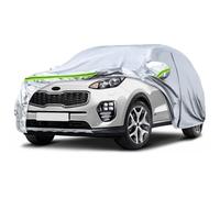 JUDANNA Bâche de voiture, imperméable, convient pour Kia Sportage 2010-2025, protection contre la pluie, le soleil, la poussière, les UV, argent