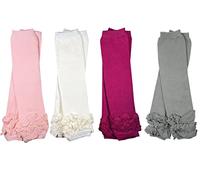 juDanzy 4 - pack ensemble cadeau de jambières pour bébés et tout-petits pour garçons et filles (nouveau-né, confiserie)