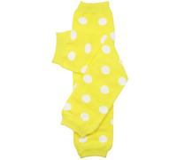 juDanzy jambières à pois pour bébés et tout-petits garçons et filles (nouveau-né (jusqu'à 12 livres), pois jaunes)