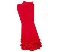 juDanzy Jambières à volants pour bébé ou petite fille - Rouge - taille unique