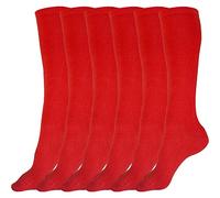 juDanzy Lot de 3 paires de chaussettes montantes uniformes pour l'école, le football, le football, etc., rogue, 10-15 ans