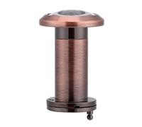 Judas à 200 degrés, diamètre de tuyau 5/8 pouces, Bronze rouge, visionneuse porte, or brossé, Chrome, grand Angle vision, for la maison, 2 pièces(Red Bronze)