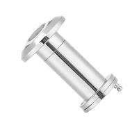 Judas à 200 degrés, diamètre de tuyau 5/8 pouces, Bronze rouge, visionneuse porte, or brossé, Chrome, grand Angle vision, for la maison, 2 pièces(Sliver)