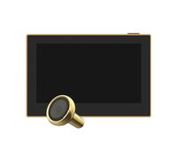 EZVIZ Judas connecté HP2 – 1080p, Écran 4,3 pouces, Batterie 2200mAh, Angle 146°, Doré