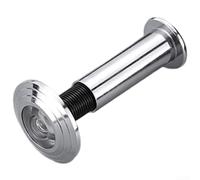 Judas de porte anti-vol avec lentille grand angle réglable en alliage de zinc pour une visualisation sécurisée et une intimité (A)