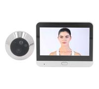 Judas de Porte avec Caméra, écran LCD HD de 4,3 Pouces, Sonnette Vidéo Numérique, Surveillance électronique, Vision Noctur