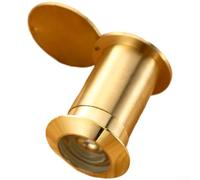 Judas de porte en laiton avec capuchon arrière anti-poussière et mécanisme à filetage fin pour une meilleure intimité (28 mm, 50 à 80 mm)