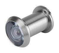 Judas de Porte en Verre Optique, Visionneuse avec Angle de Vue 220 Degrés, Couvercle de Confidentialité, Finition Argent Brossé