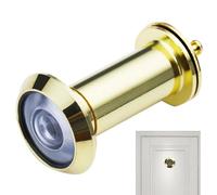 Judas de Porte,Judas de Porte 200 Degrés en Alliage de Zinc,Judas avec Objectif Super Angle,Installé sur une porte de 40-65mm d'épaisseur,Pour Home Office Hôtel,Couleur or