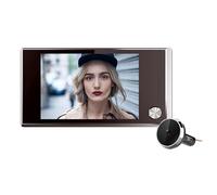 Judas de Porte Numérique,Caméra judas, 3,5in extérieur haute définition judas visuels écran couleur LCD sonnette numérique, Vue d'angle à 120° Camera Surveillance, pour La sécurité à Domicile