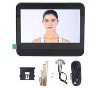 Judas de Porte Numérique, Caméra Judas de Porte Intelligente WiFi HD 1080P, Sonnette Vidéo avec écran LCD de 4,3 Pouces, Vision Nocturne, Détection de Mouvement, Grand Angle 120 °