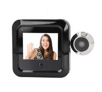 Judas de porte numérique, moniteur d'écran HD 2,4 pouces, caméra judas de porte d'entrée grand angle de 120 degrés, visionneuse de judas numérique pour la sécurité de la maison