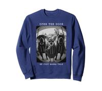 Judas drôle pour Chiens Open The Door We Just Wanna Talk Sweatshirt