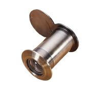 Judas grand angle, Miroir de porte œil chat multicolore à 200 degrés, plusieurs paquets(26mm-bronze,2PCS)