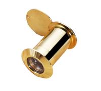 Judas grand angle, Miroir de porte œil chat multicolore à 200 degrés, plusieurs paquets(26mm-gold,1PCS)