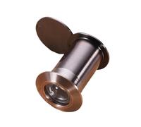 Judas grand angle, Miroir de porte œil chat multicolore à 200 degrés, plusieurs paquets(26mm-red Bronze,1PCS)