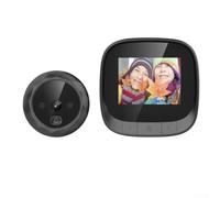 Judas numérique avec écran LCD de 2,4 pouces | Pour caméra judas de vision nocturne | Grand angle de 90 degrés | Mémoire autonome | Pour sonnette électronique intelligente pour la sécurité de la