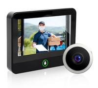 Judas Numérique WiFi TUYA - Visionneuse de Porte 1080P avec Surveillance Via Application, Grand Angle, Installation Facile - Judas de Porte Camera Surveillance,Judas Numérique Grand Écran Door eGuard