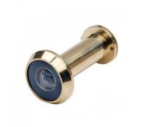 Judas optique pour porte standard - angle 200° - laiton chromé - Panoramic LE CYCLOPE