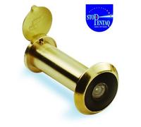 Judas optique Securistop angle 160° TORBEL Portée 33 à 63 mm - Doré - J161233S