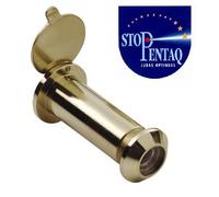 Judas optique Securistop angle 160° TORBEL Portée 33 à 63 mm - Laiton nickelé - J161233N