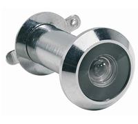 Judas porte entrée laiton finition chrome brillant (25-42mm)