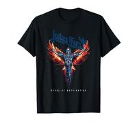 Judas Priest - Angel Wings Blue Logo T-Shirt