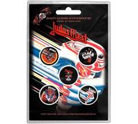 Judas Priest - Badge "Turbo" Pack de 5 - Métal, plastique RO9931 (Taille unique) (Coloré)