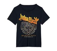 Judas Priest Invincible Shield Tour 2024 Madrid T-Shirt, Femme Grandes Tailles, Noir, 6X