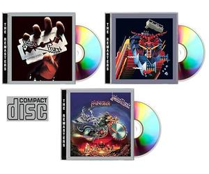 Judas Priest Remastered Set de 3 pièces en acier britannique + défenseurs de la foi + analgésique
