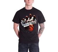Rock Off Trade T-shirt Judas Priest British Steel manches courtes noir Taille L