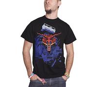 Judas Priest - T-Shirt # XL Black Unisex # Defenders Blue [Import]
