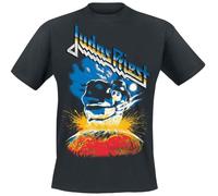 Judas Priest Vintage Ram It Down Tour Dates Homme T-Shirt Manches Courtes Noir L