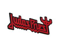 Judas Priest Woven Patch Logo Cut Out Nouveau Officiel Rouge