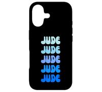 Jude Retro Name Stack Design Coque pour iPhone 17