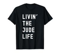 Jude Vivant la Vie de Jude Nom Amusant T-Shirt Graphique avec Valeur
