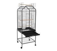 JUDEMII Grande Cage Oiseaux Interieur pour Perroquet avec Toit Ouvrable