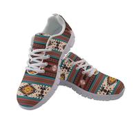 JUDENTIDOS Chaussures de course pour homme et femme - Légères - Antidérapantes - Pour le sport et le travail, Navajo aztèque du sud-ouest natif américain, 43.5 EU