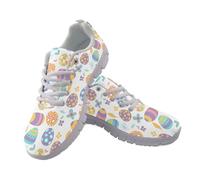 JUDENTIDOS Chaussures de course respirantes en maille pour femme, Œufs de Pâques, 42 EU