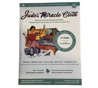 Jude's Miracle Lot de 2 chiffons de nettoyage en microfibre pour fenêtres, miroirs, lunettes, TV, écran d'ordinateur, comptoirs, voitures et bateaux