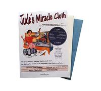Jude's Miracle Cloth Lot de 3 chiffons de nettoyage en microfibre pour fenêtres, miroirs, lunettes en cristal, écrans de télévision, ordinateurs, comptoirs, voitures et bateaux, sans produits