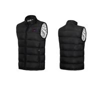 JUDEWY Gilet Chauffant Avec Batterie, Gilet électrique Intelligent, Gilet Chauffant De, Gilet Chauffant Pour Hommes, Adapté Aux Voyages En Plein Air, à La Chasse, Au Ski En Hiver (Noir, 3XL)