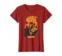 Judge Dredd You're Next Punk Justice Citation 2000 AD T-Shirt, Femme, Canneberge, XL