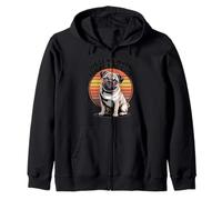 Judge Me When You're This Cute | Chien carlin rétro Sweat à Capuche